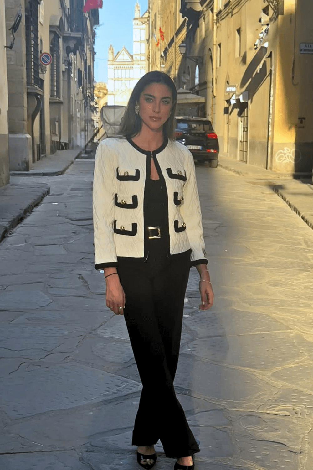 Chaqueta de Punto Bianca Bicolor Estructurada – Edición Limitada - thumbnail 5