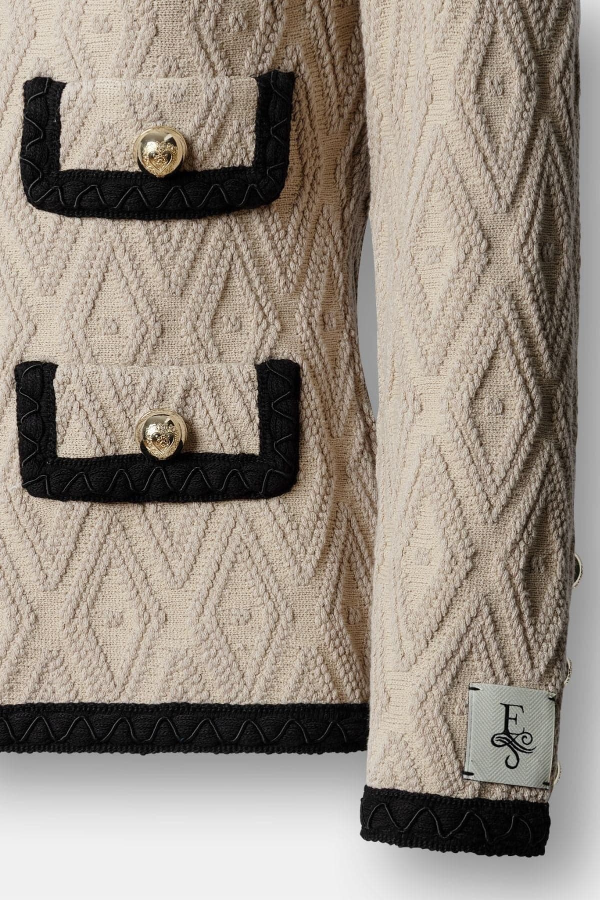 Bianca Hazelnut Two-Tone Jacket – Limited Edition - thumbnail 3
