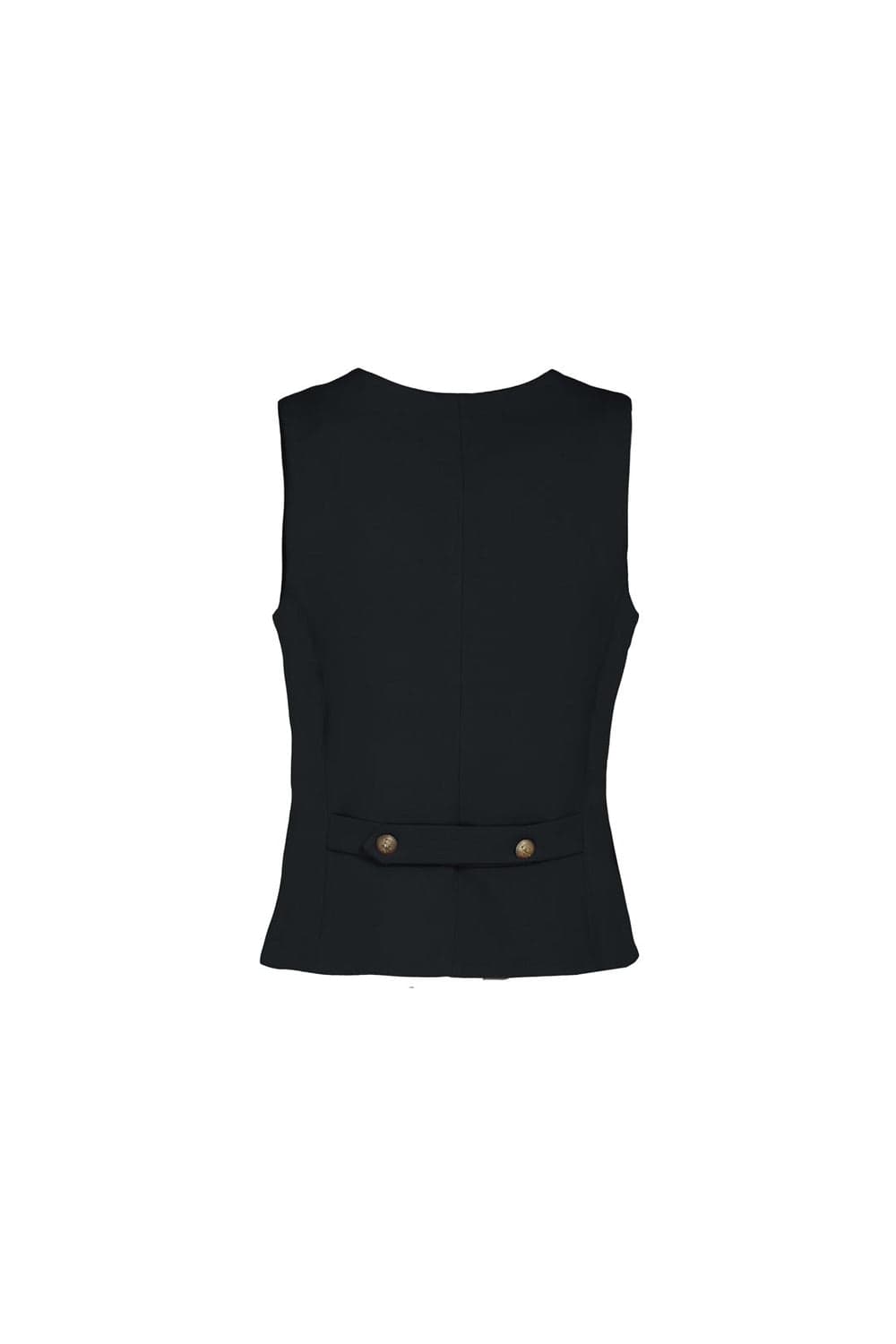Chaleco Atelier Crepe Negro Intenso - thumbnail 7