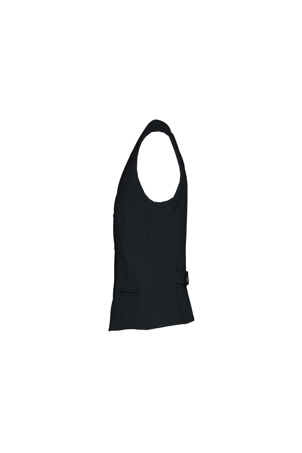 Chaleco Atelier Crepe Negro Intenso - thumbnail 8