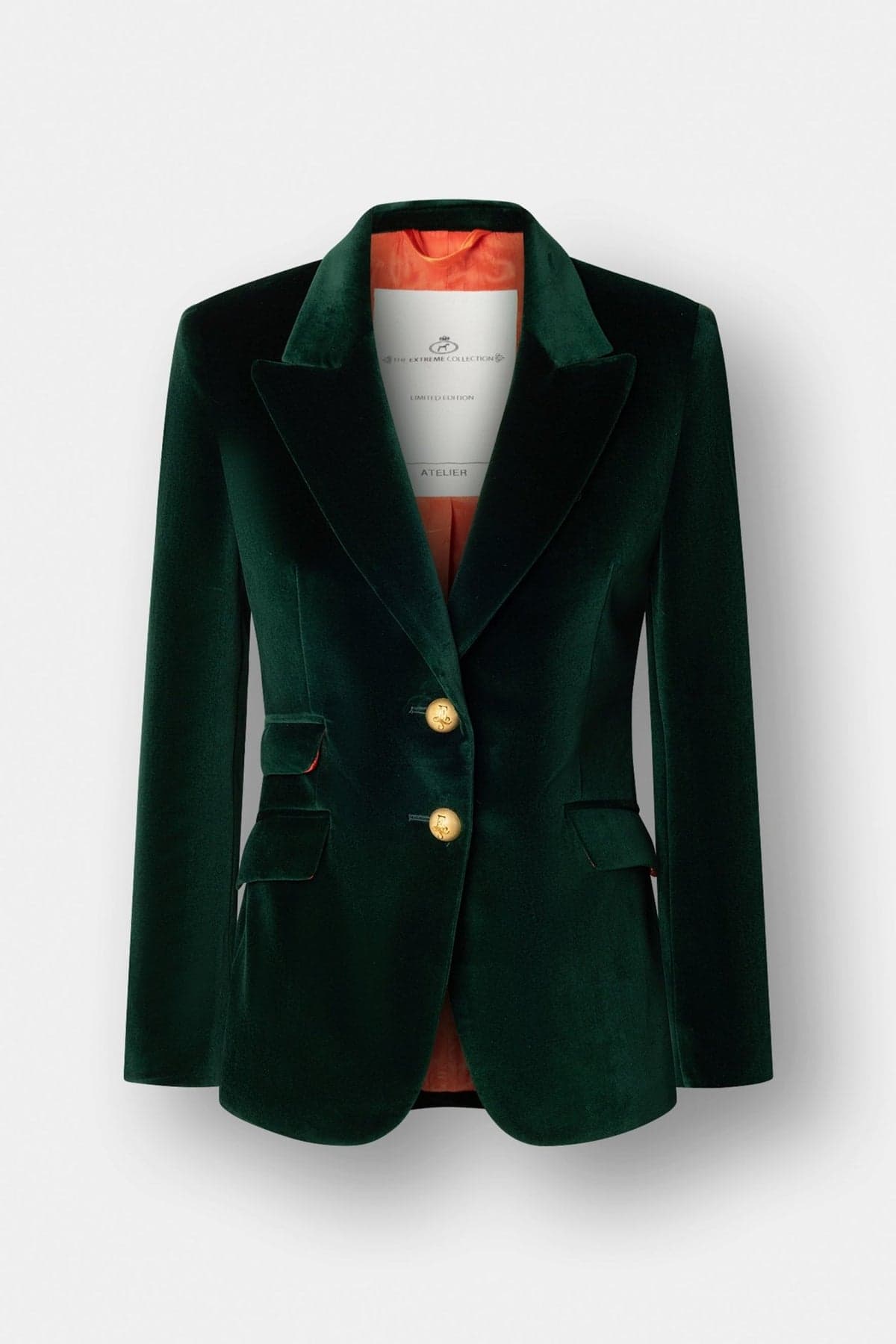 Blazer Oliva Verde Velvet - thumbnail 2