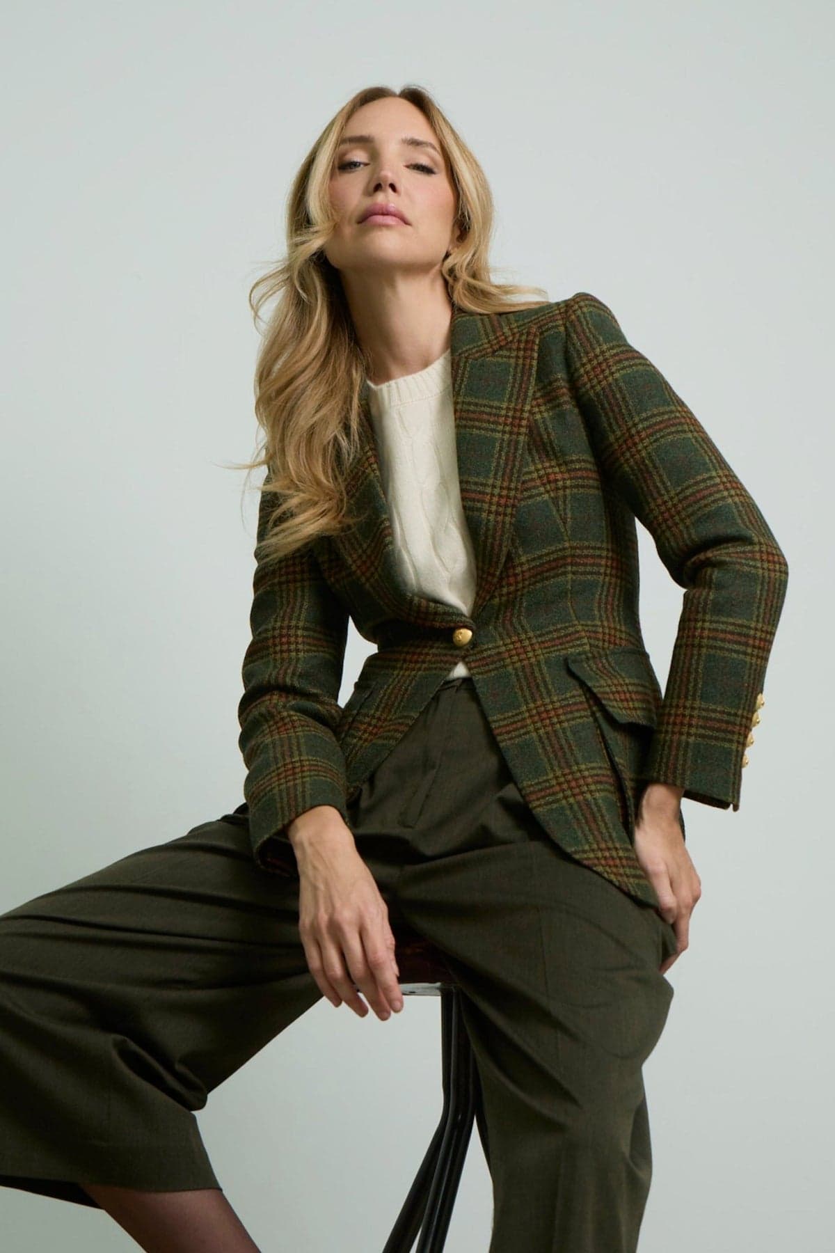 Grant Plaid Wool Blazer – Limited Edition - thumbnail 3