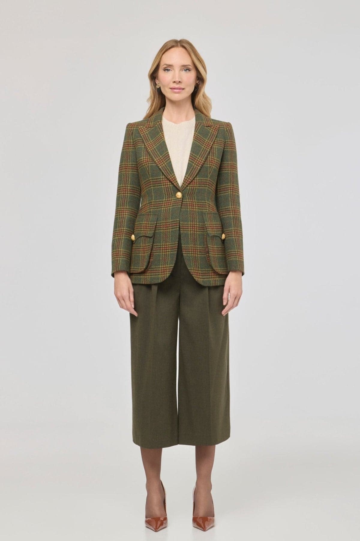 Grant Plaid Wool Blazer – Limited Edition - thumbnail 6