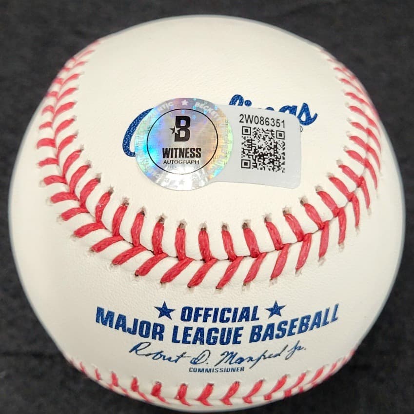 Ben Joyce “Volunteer Fireman” signed MLB Baseball autograph (Beckett Authenticated) - thumbnail 2