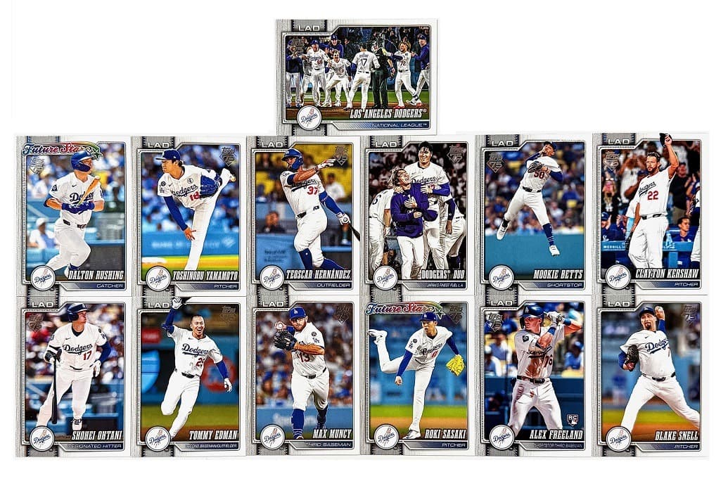 Dodgers 2026 Topps Series 1 team set (13 cards)