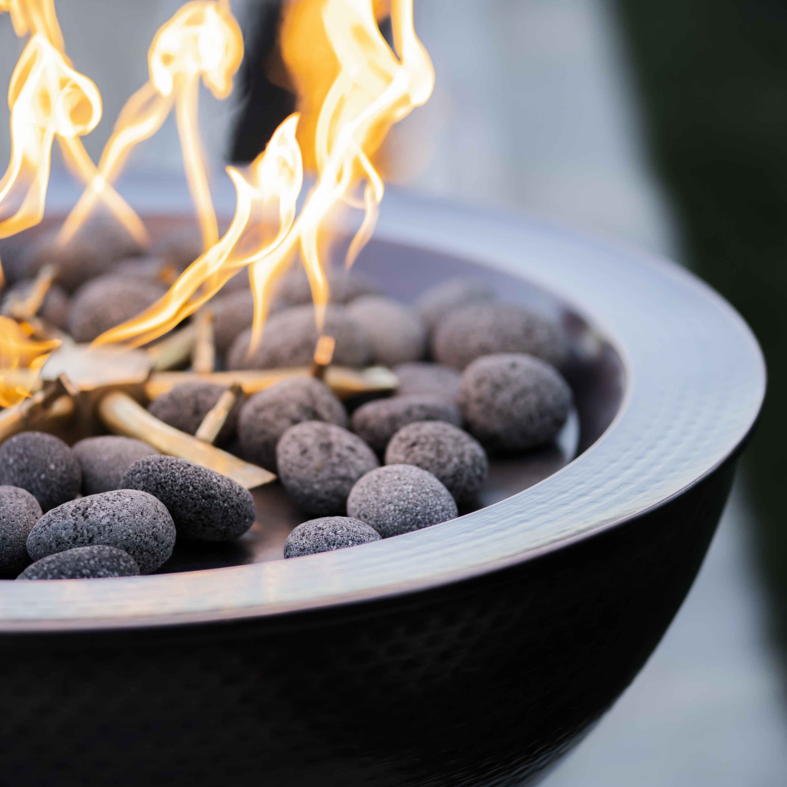 Sedona Fire Bowl – Hammered Patina Copper - thumbnail 2