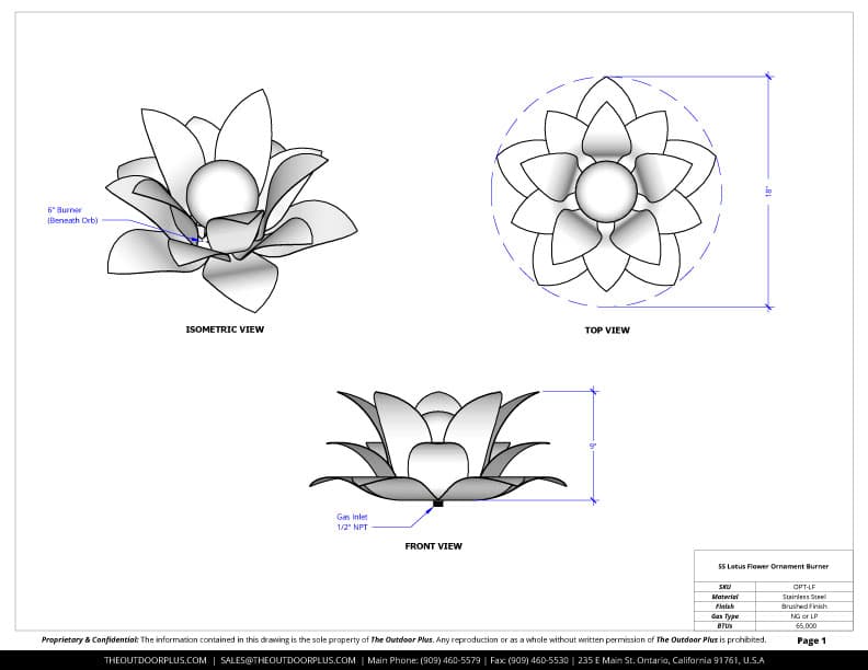 Lotus Flower Burner - thumbnail 2