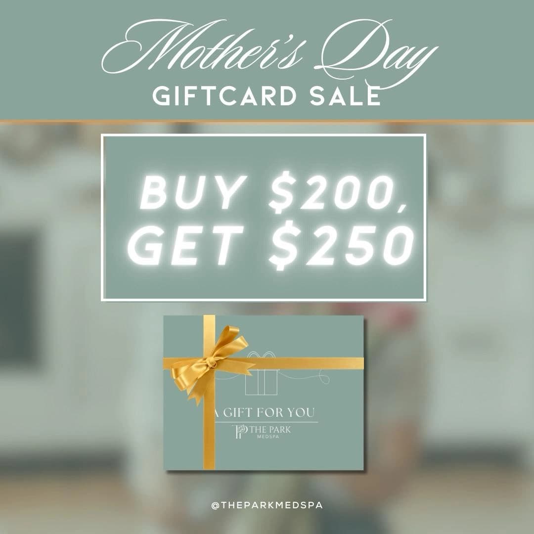 Mother’s Day Gift Card Sale $200