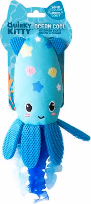 Quirky Kitty Ocean Cool Catnip Filled Octopurr Kicker Toy