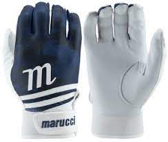 MARUCCI CRUX BATTING GLOVES – ADULT M – NAVY BLUE