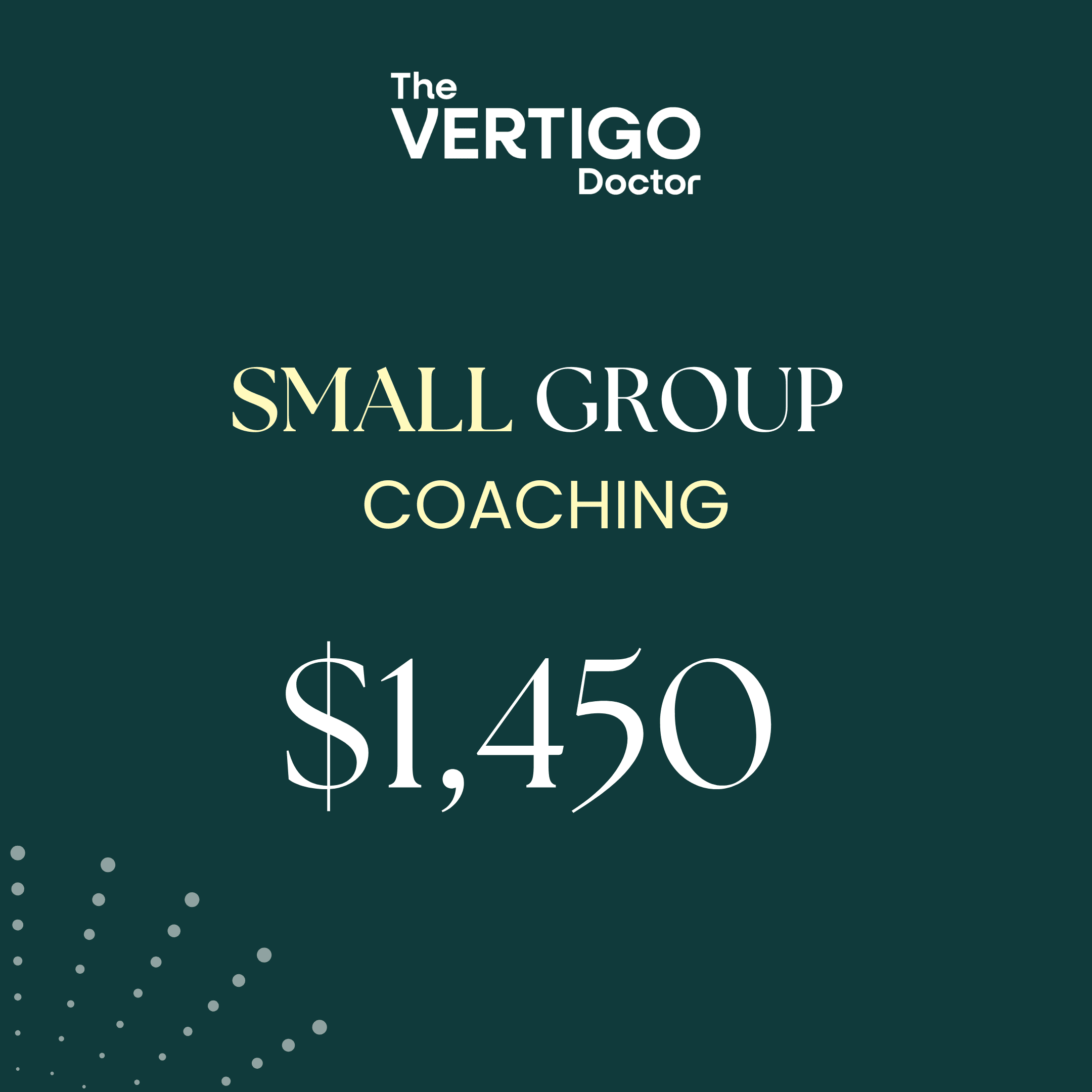 Small Group Coaching!