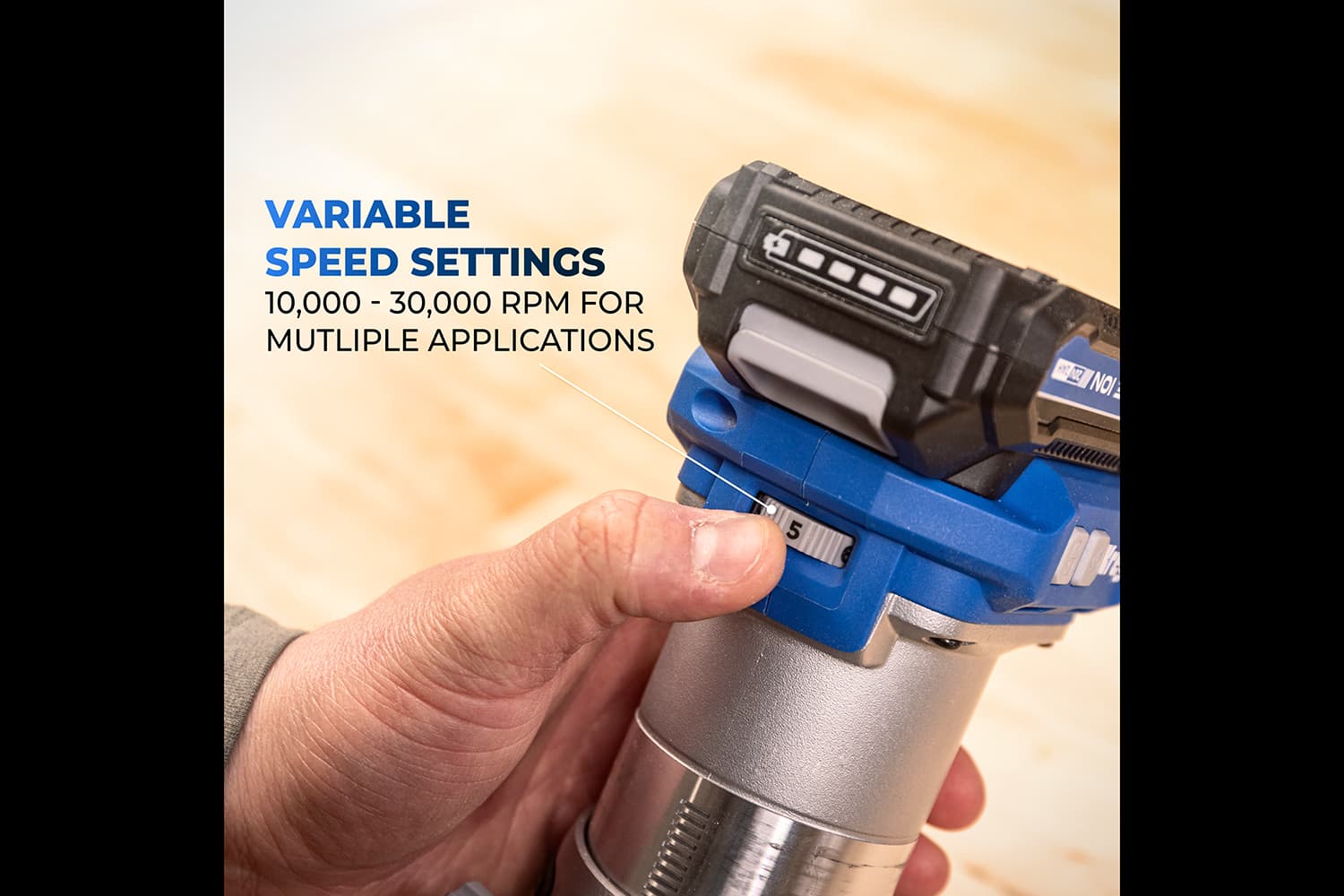 Kreg 20V Ionic Drive™ 1/4" Trim Router - thumbnail 6