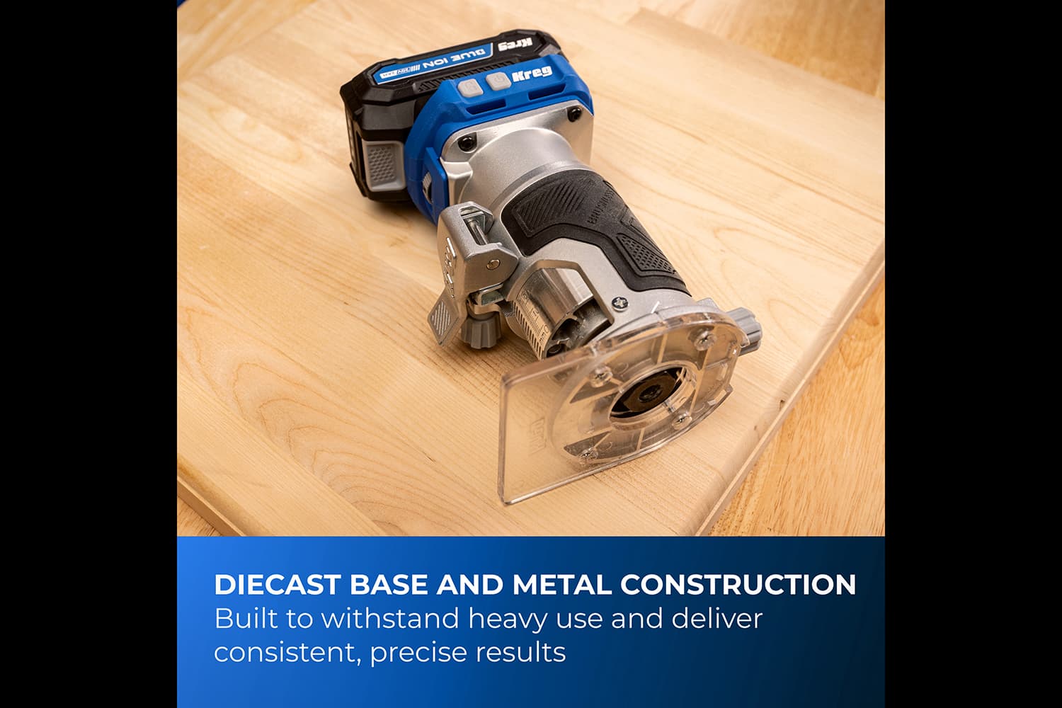 Kreg 20V Ionic Drive™ 1/4" Trim Router - thumbnail 7