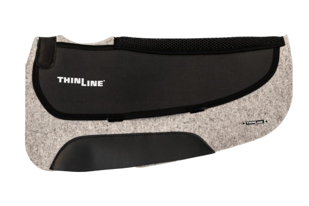 Round Skirt Pro-Tech Premium Felt Western Pad - thumbnail 2
