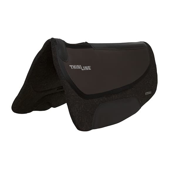 Western Pro-Tech Round Skirt Felt Saddle Pad