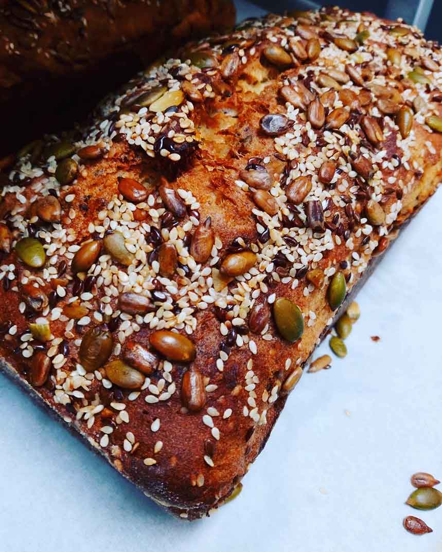 Heavenly Seeded Sandwich Bread