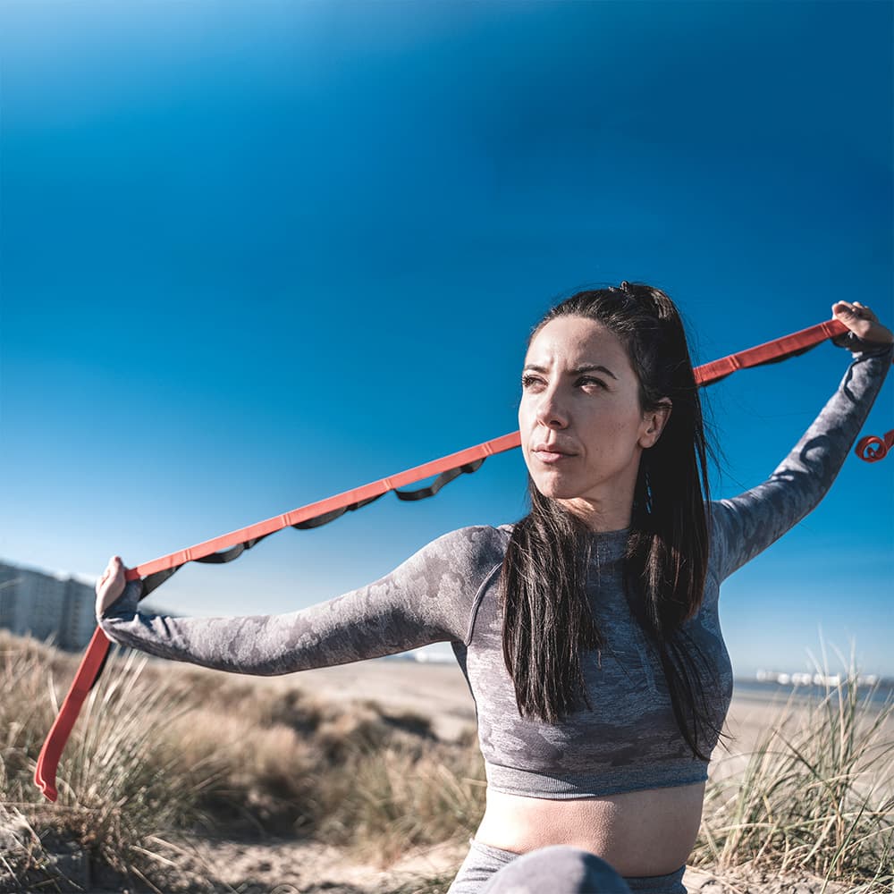Stretchy Tiger™ 80″ Yoga Stretch Strap - thumbnail 3