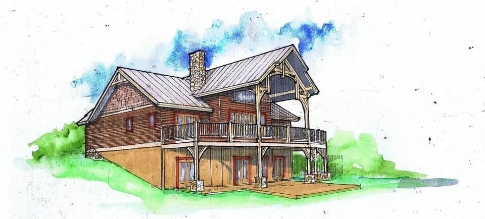 Timber Frame Home Plan Bundle #2 - thumbnail 3
