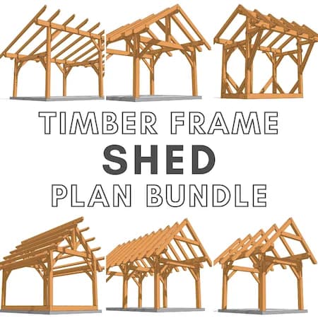 Timber Frame Shed Plan Bundle #1