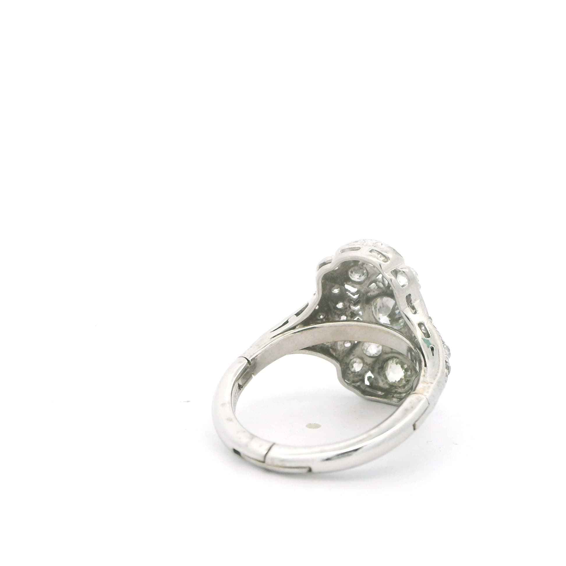1920’s Filigree and Diamond Ring - thumbnail 5