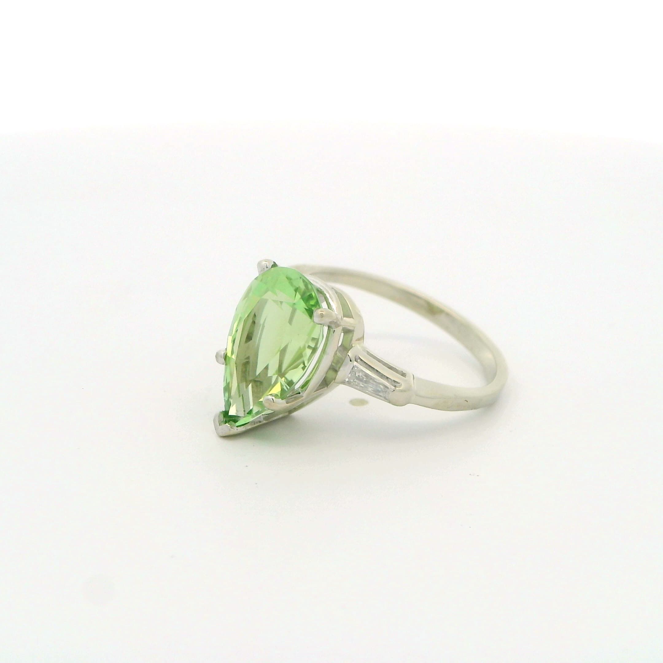 Vintage Mint Tourmaline Ring - thumbnail 10