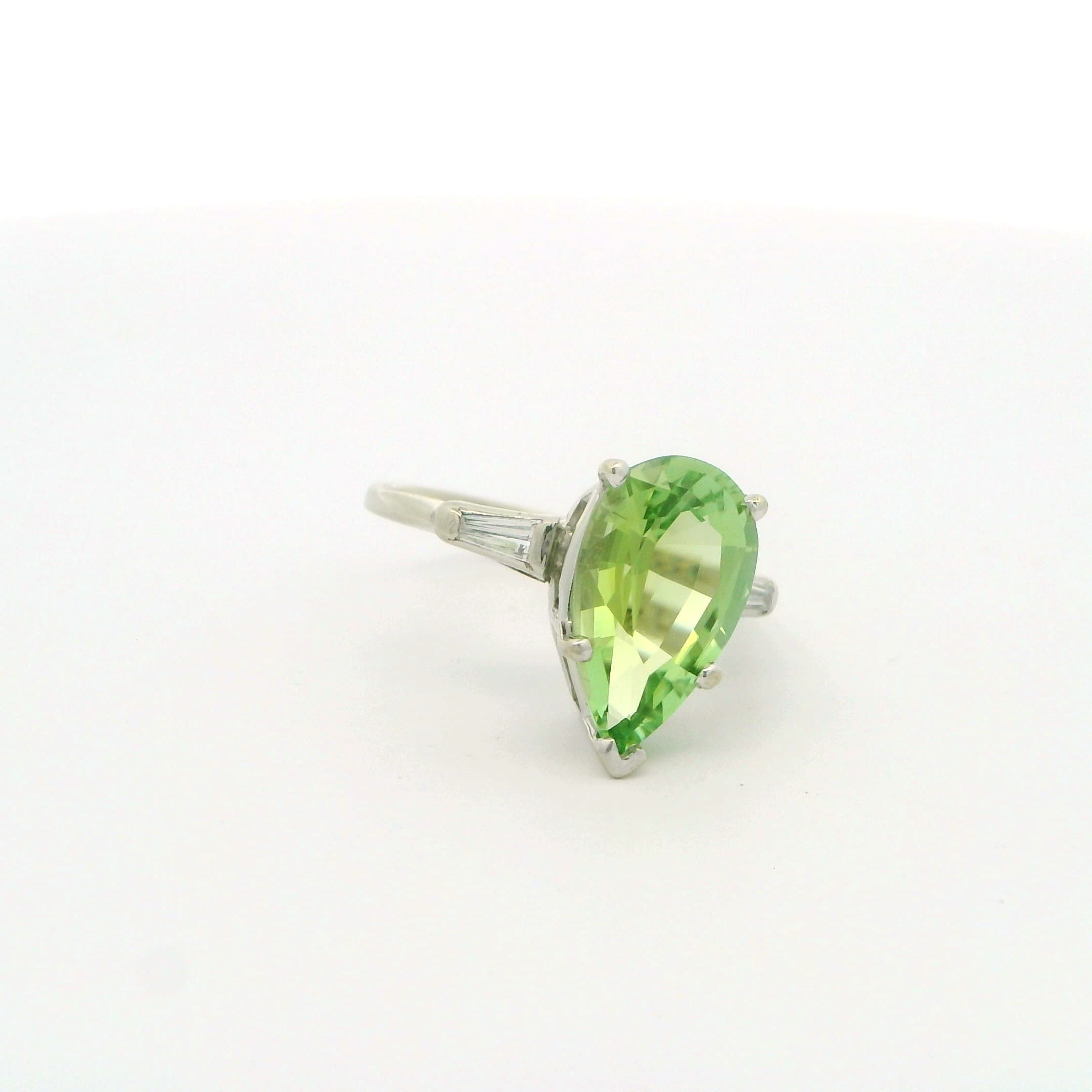 Vintage Mint Tourmaline Ring - thumbnail 9