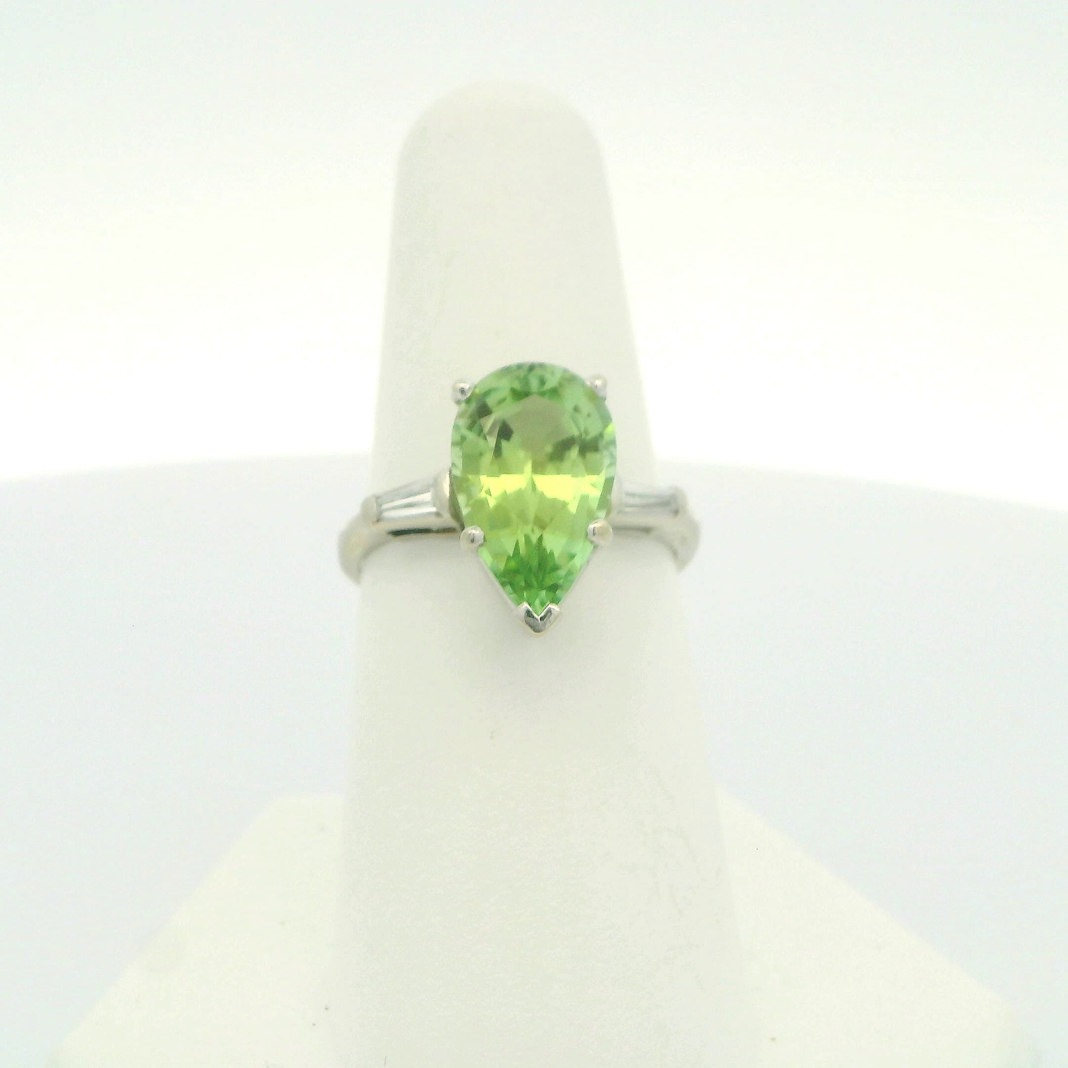 Vintage Mint Tourmaline Ring - thumbnail 3