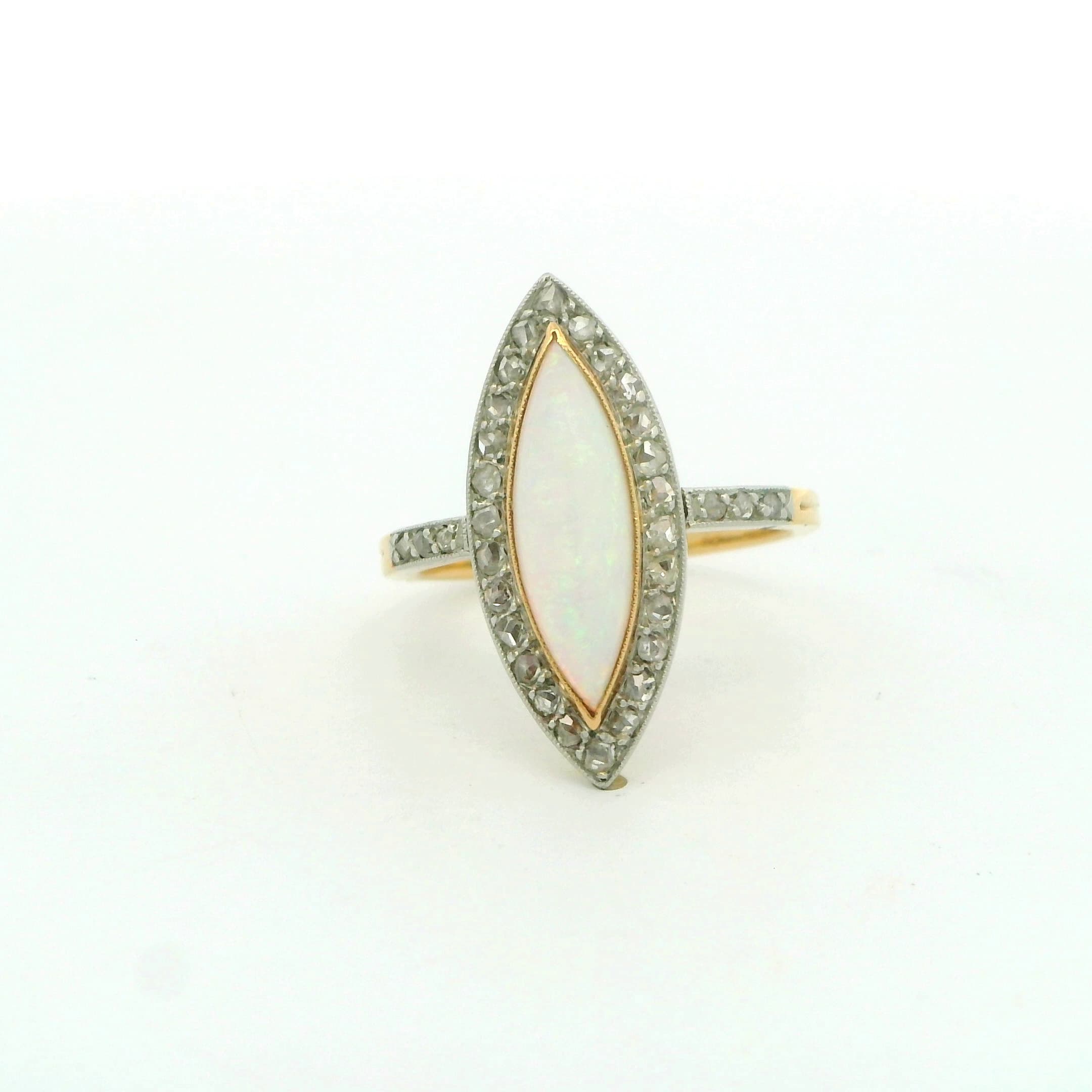 14K Yellow Gold Opal Ring