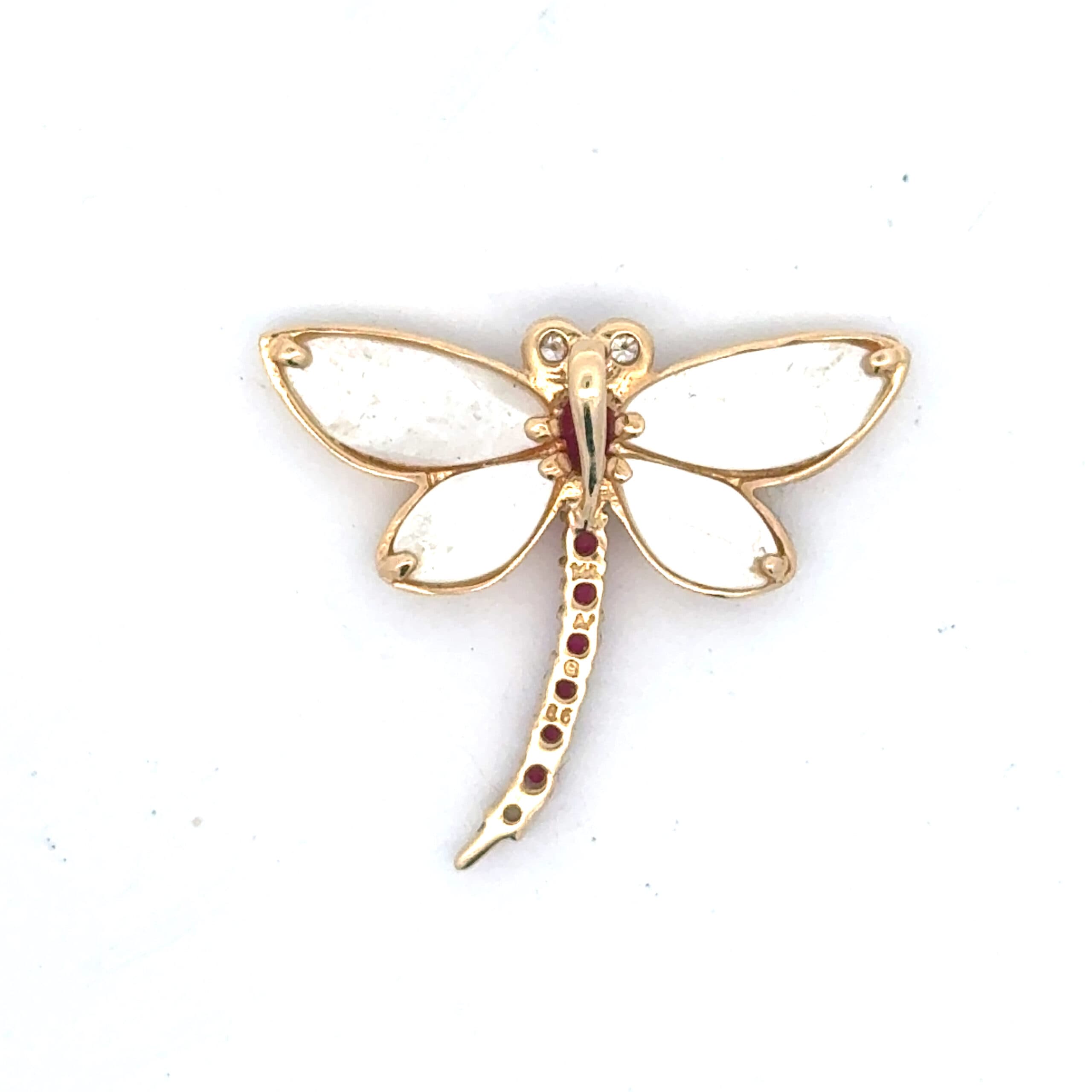 14k Dragonfly Pendant - thumbnail 3
