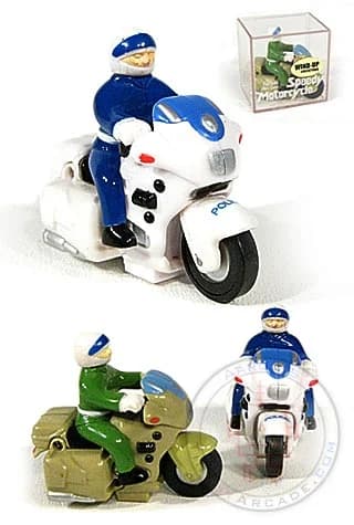 Police Speedy Motorcycle Pull Back (Includes One)