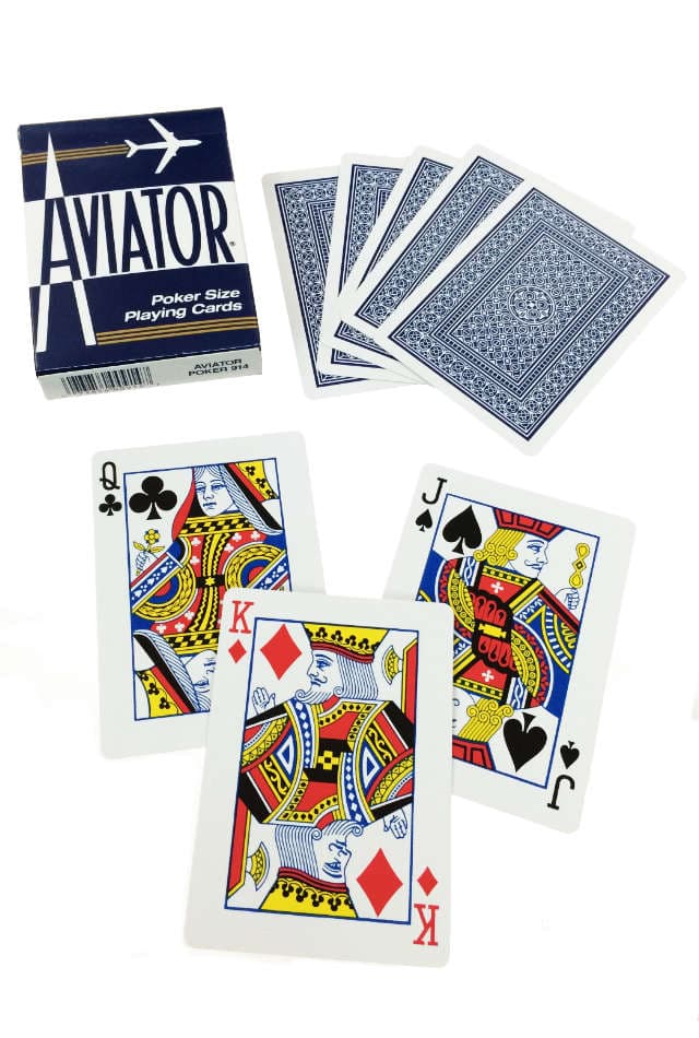 Aviator Playing Cards Blue Poker Size 1929 - thumbnail 3