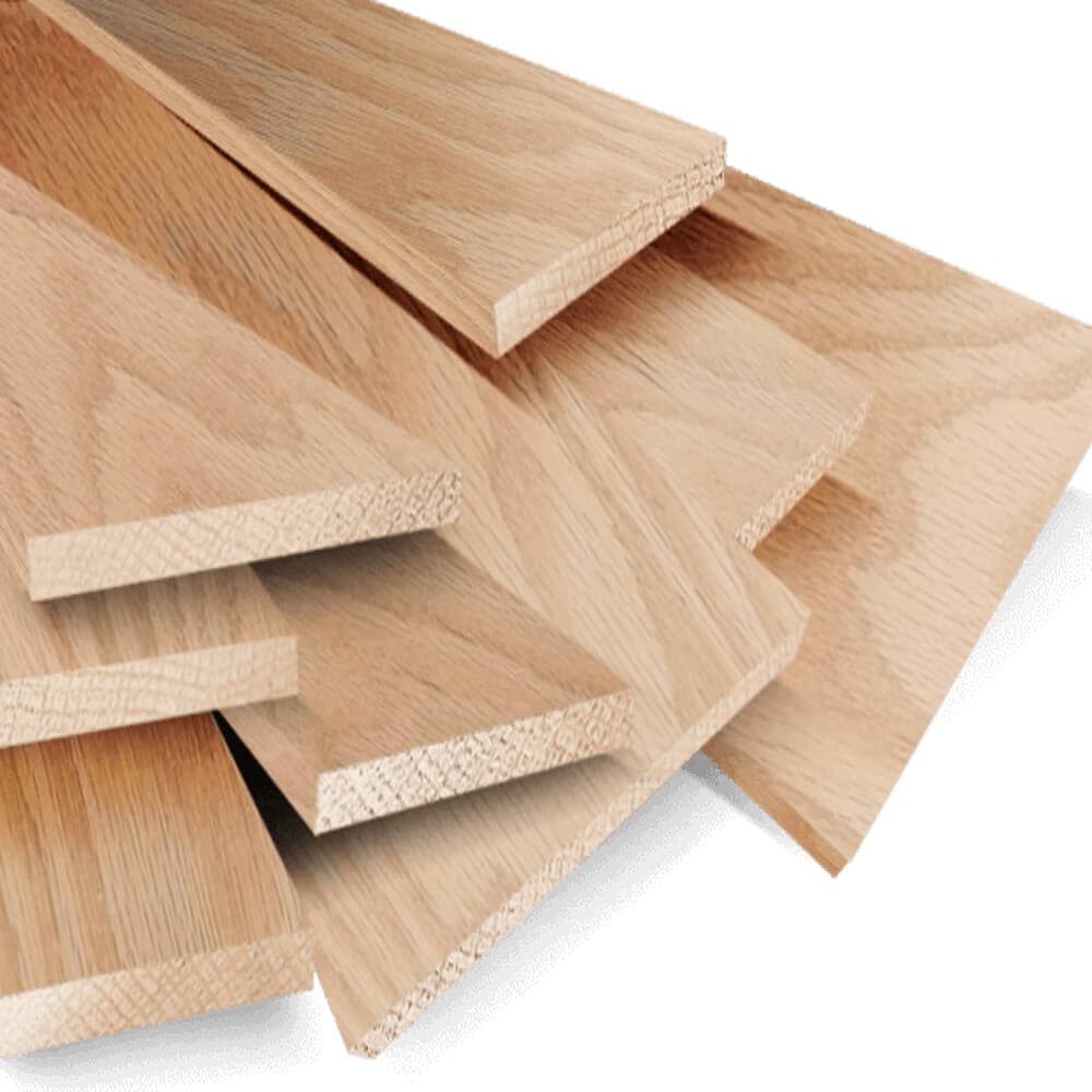 Red Oak S&B 4/4 KD Random Width Lumber