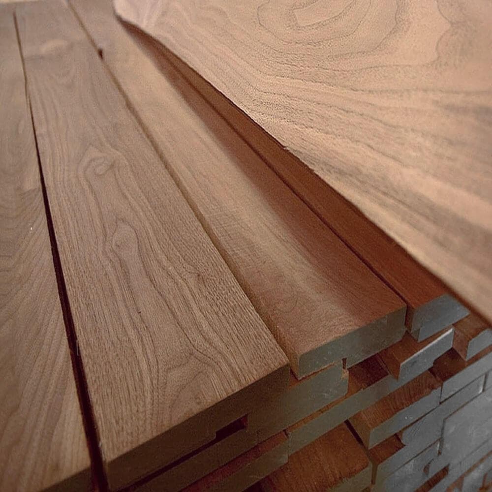 Walnut S&B 4/4 KD Random Width Lumber