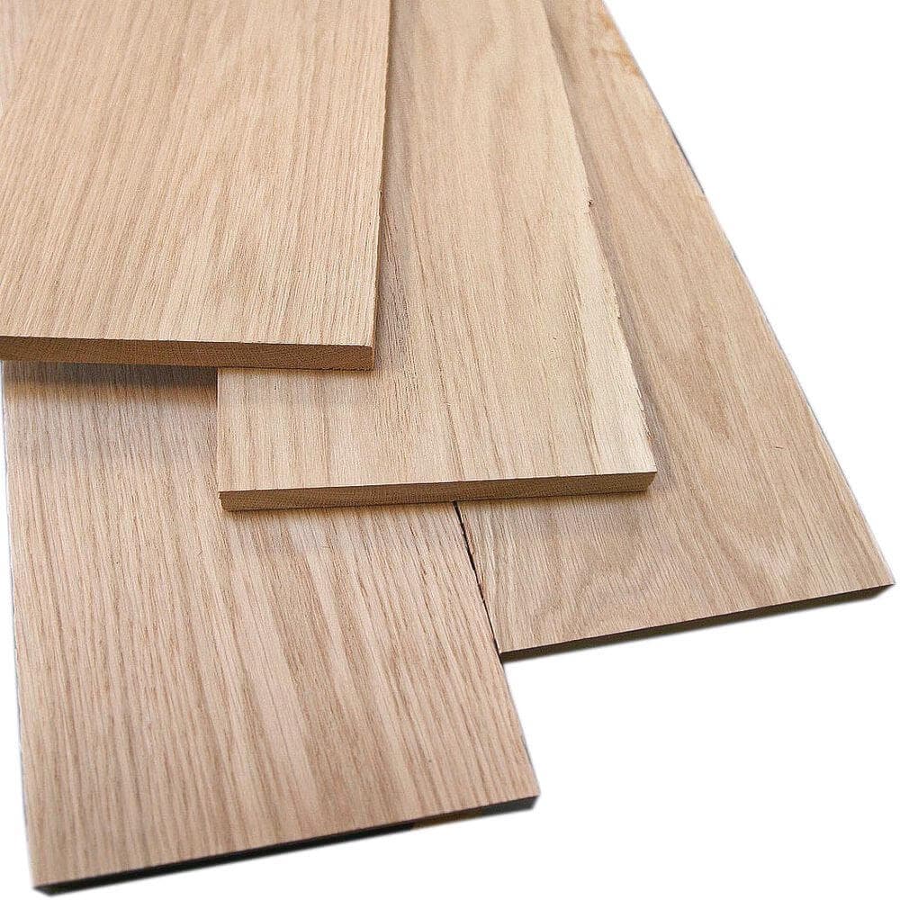 White Oak S&B 4/4 KD Random Width Lumber