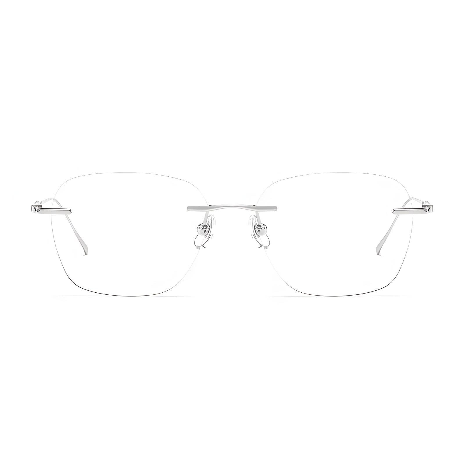 CAPRONI Square Aviator Rimless Frames - thumbnail 6