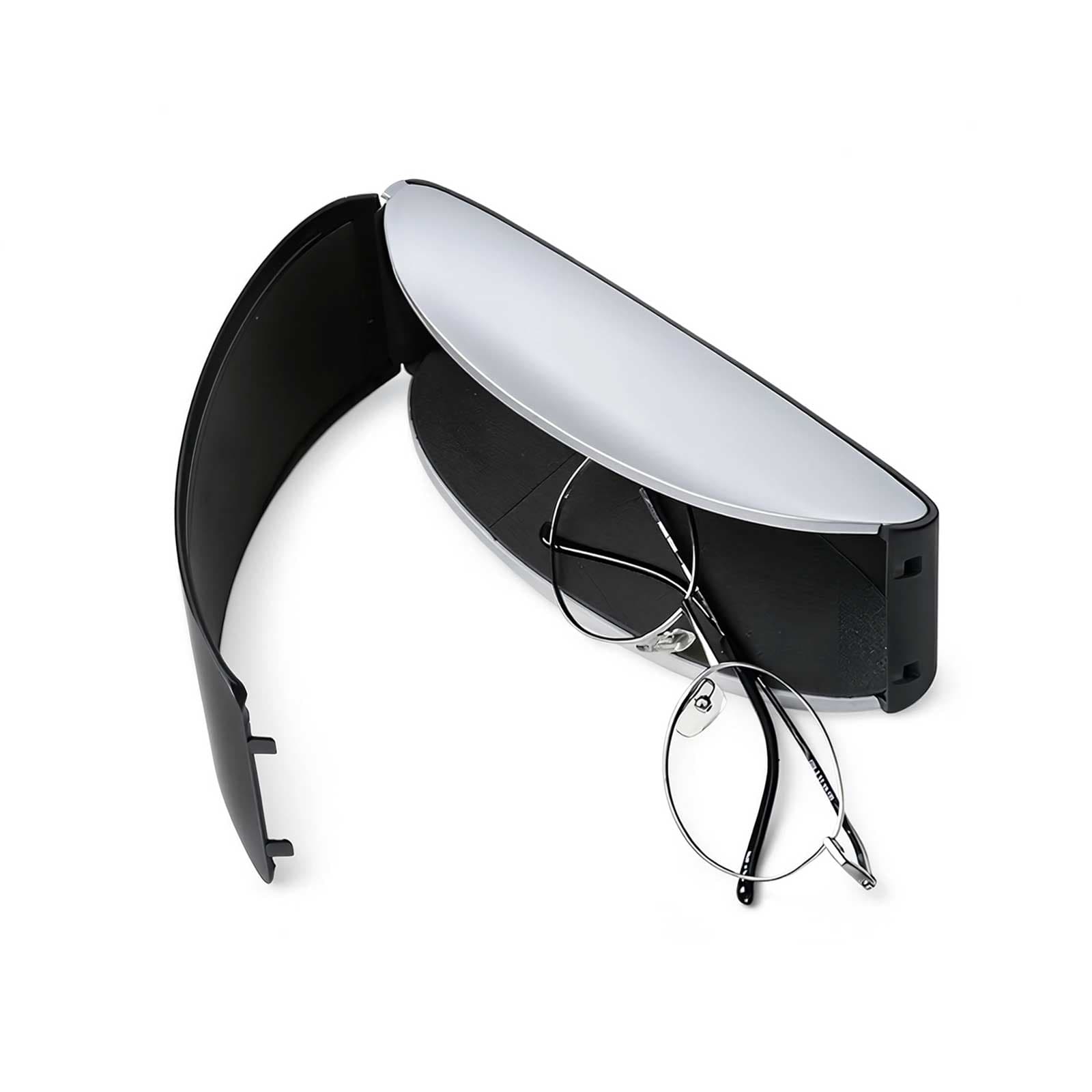 Hard Shell Eyeglass Case Portable Hard Glasses Case Organizer - thumbnail 3