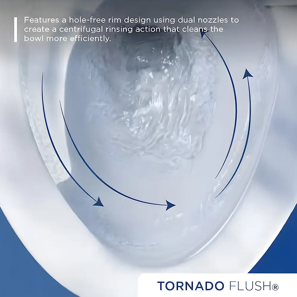 TOTO Glaston™ Two-Piece Toilet – Includes Toilet, Installation and Haul Away - thumbnail 6