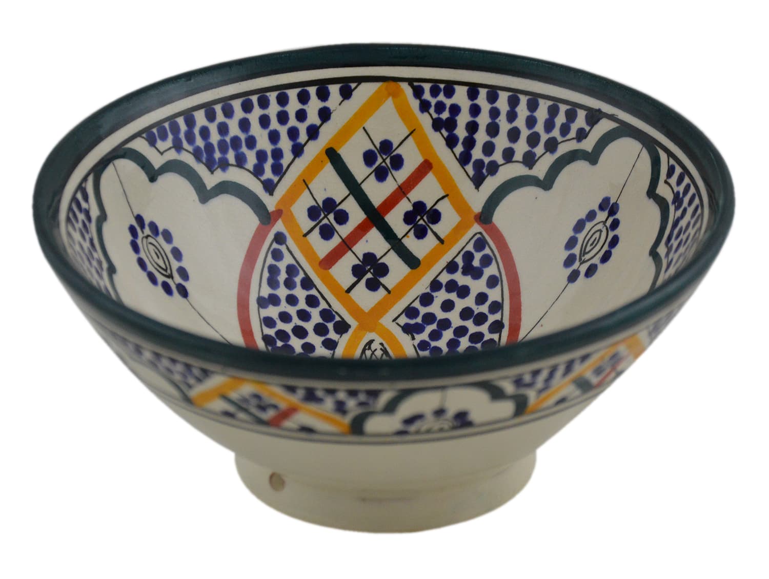 Rainbow Handmade Serving Bowl 10 inches Medium