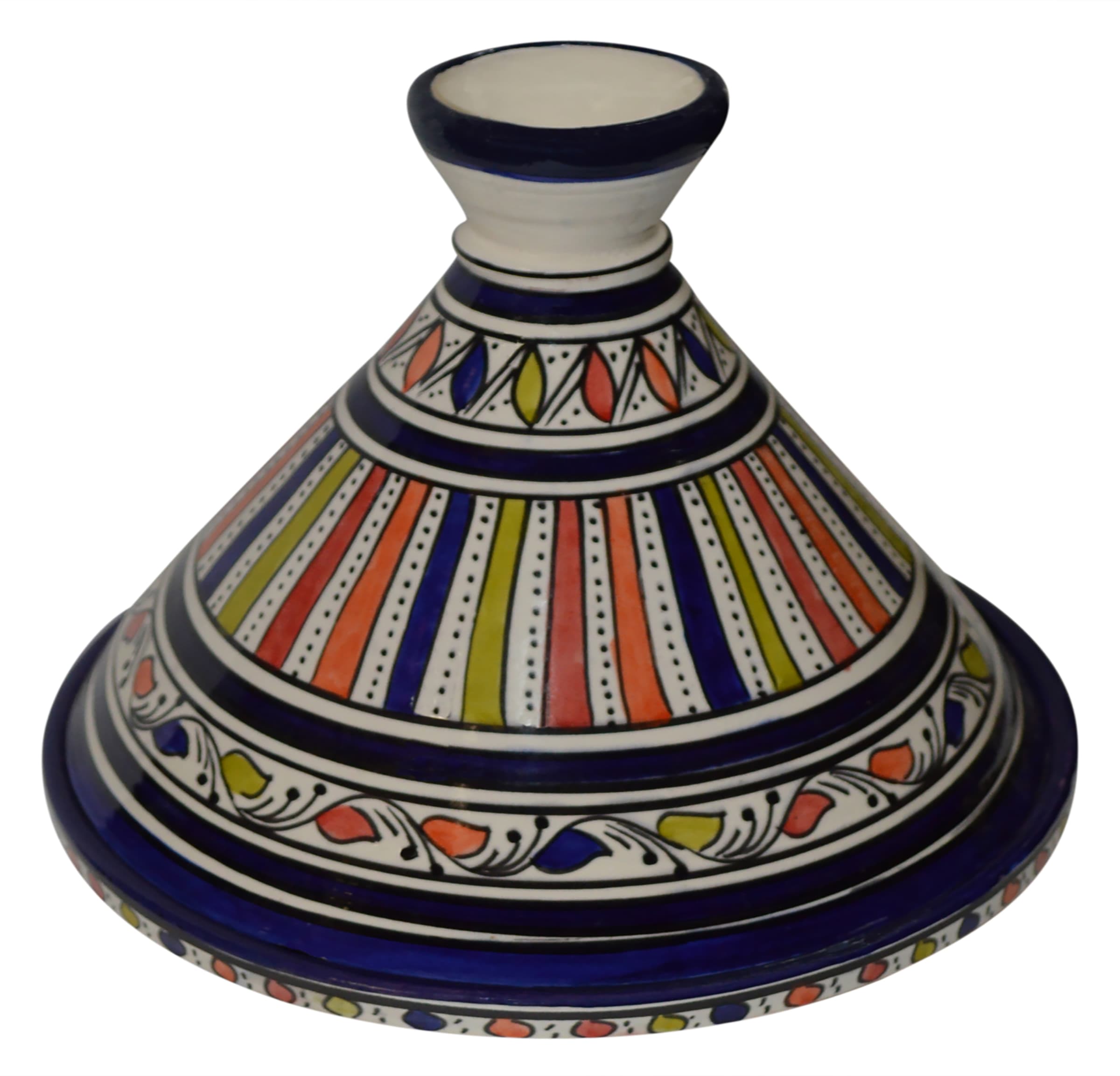 Serving Tagine Stripe Blue Large 12 inches diameter
