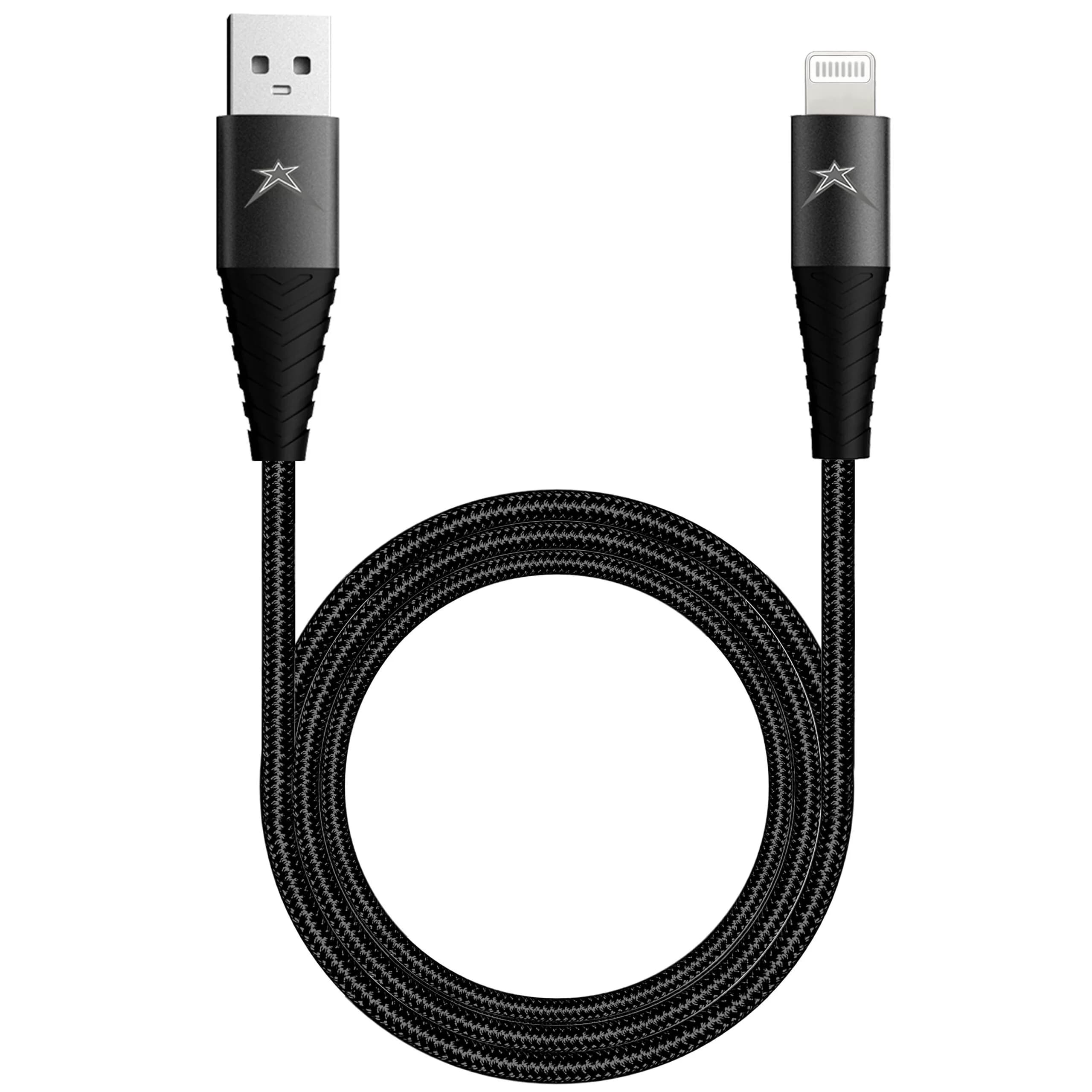 Lightning to USB Cable 6ft Black