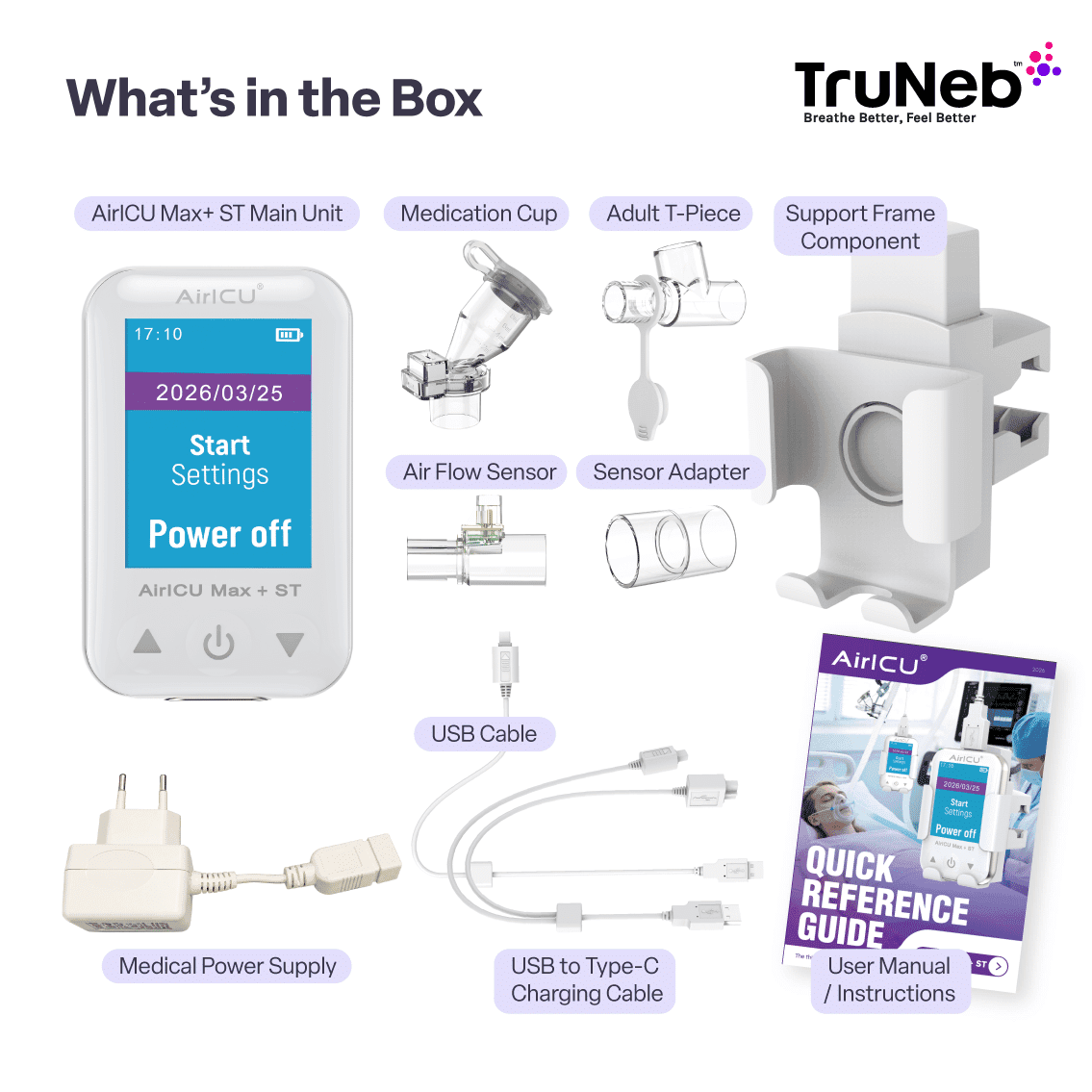 AirICU Max+ Medical Mesh Nebulizer - thumbnail 2