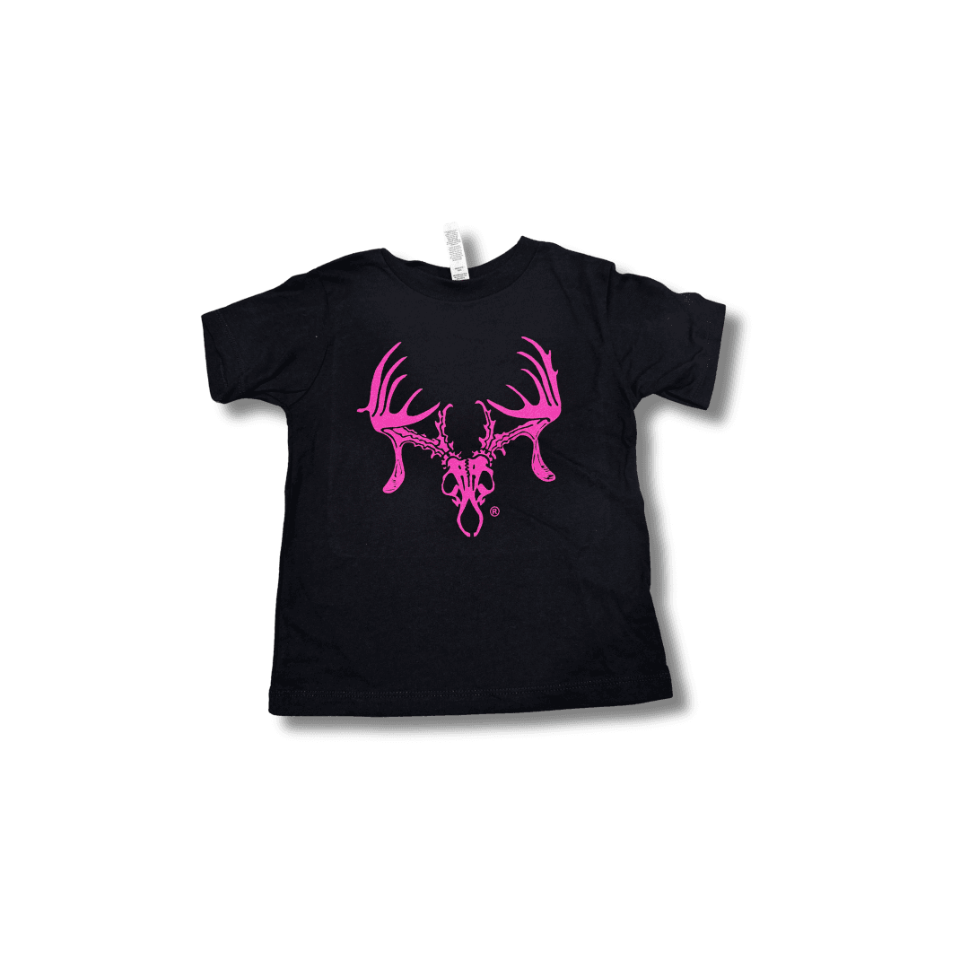 BLK Youth Tee – Hot Pink Skull