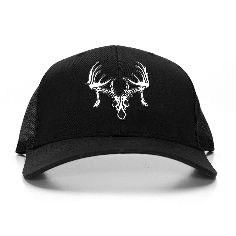 TTHA Poly Skull Center – Blk/Blk