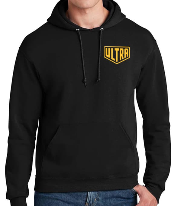 Team Ultra Hoodie (Casual Fit) Black / Yellow