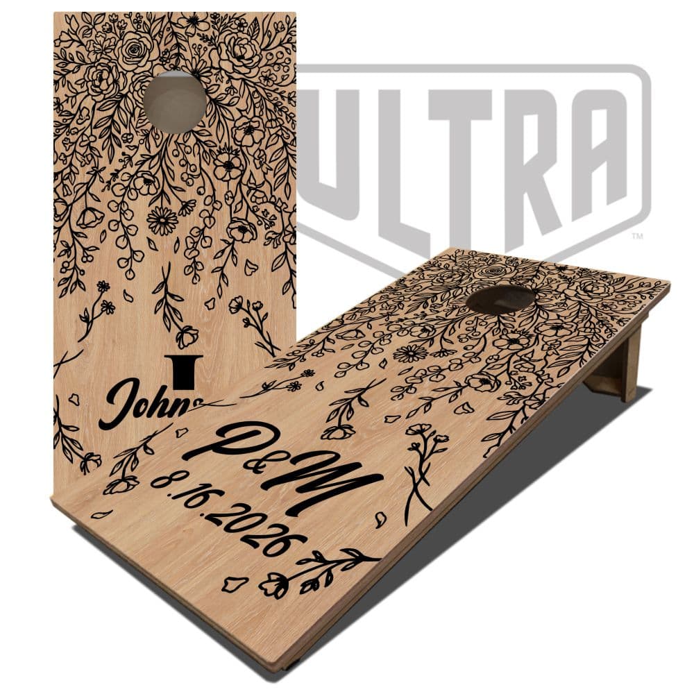 Ultra Cornhole Boards – Monogram Edition