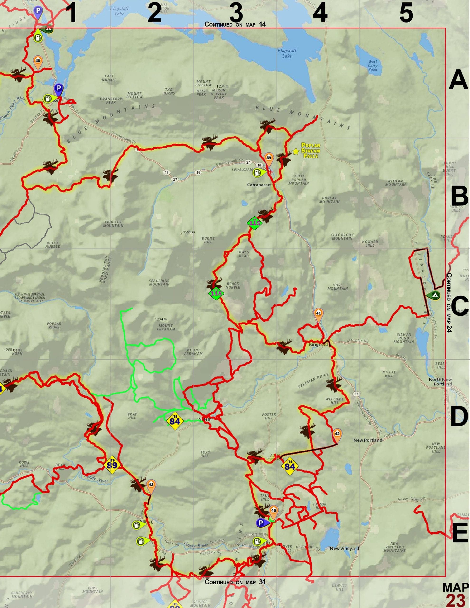 2026 Maine ATV Trail Map Atlas - thumbnail 5