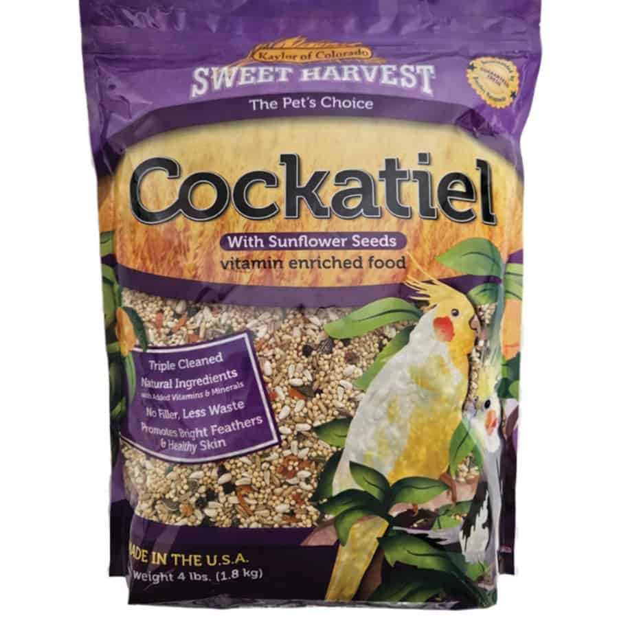 Sweet Harvest Cockatiel w/ Sunflowers Food