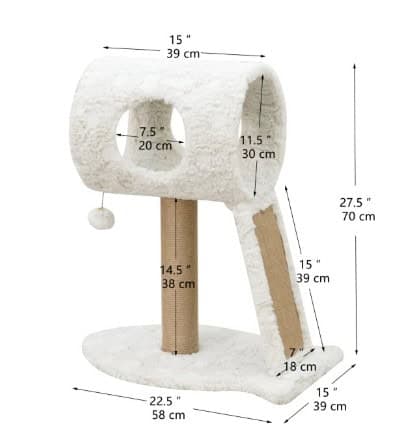PetPals Space Needle Cat Tree 27″ - thumbnail 2