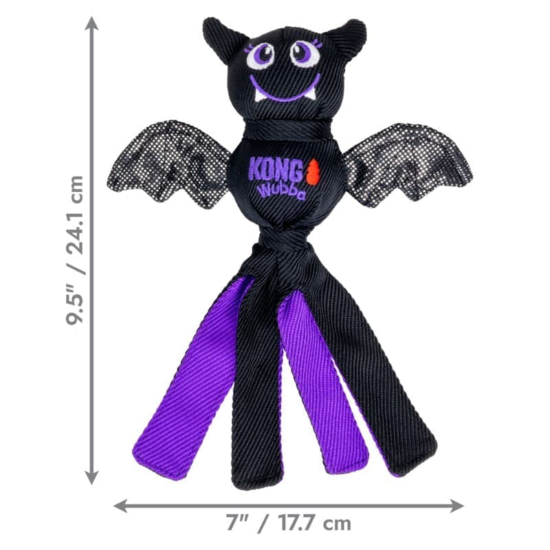 KONG® Halloween Wubba® Ballistic Bat Dog Toy Small - thumbnail 2