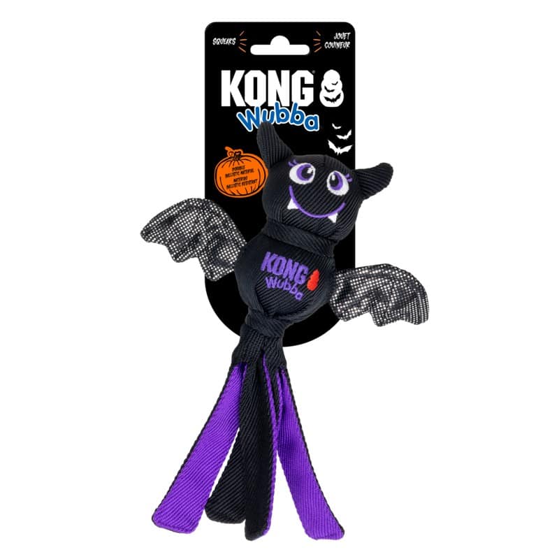 KONG® Halloween Wubba® Ballistic Bat Dog Toy Small - thumbnail 5
